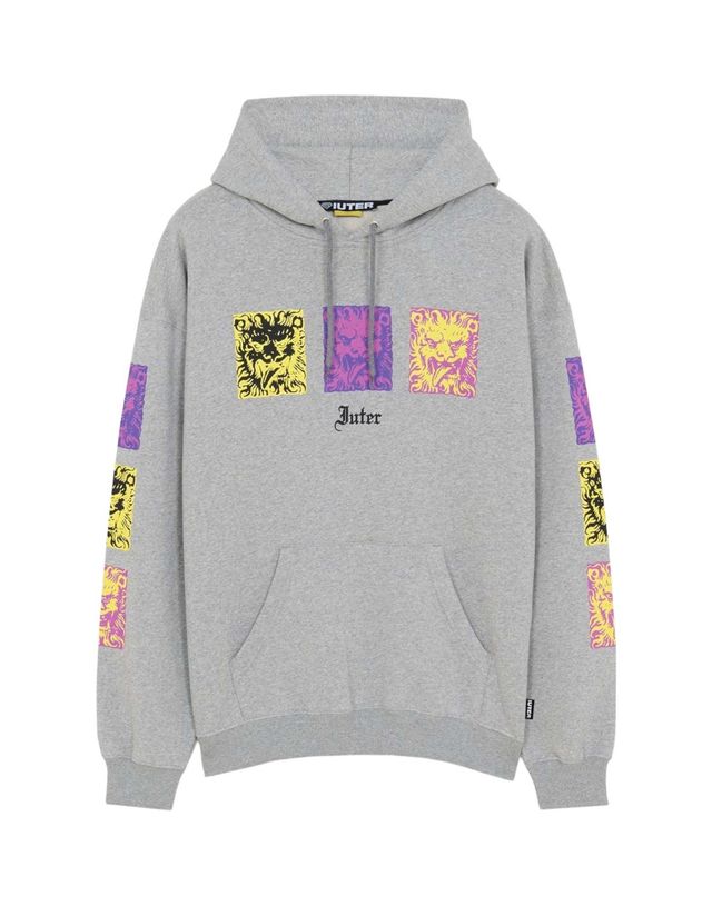 Offerta Iuter Kings Hoodie felpa con cappuccio leggera - light grey XL
