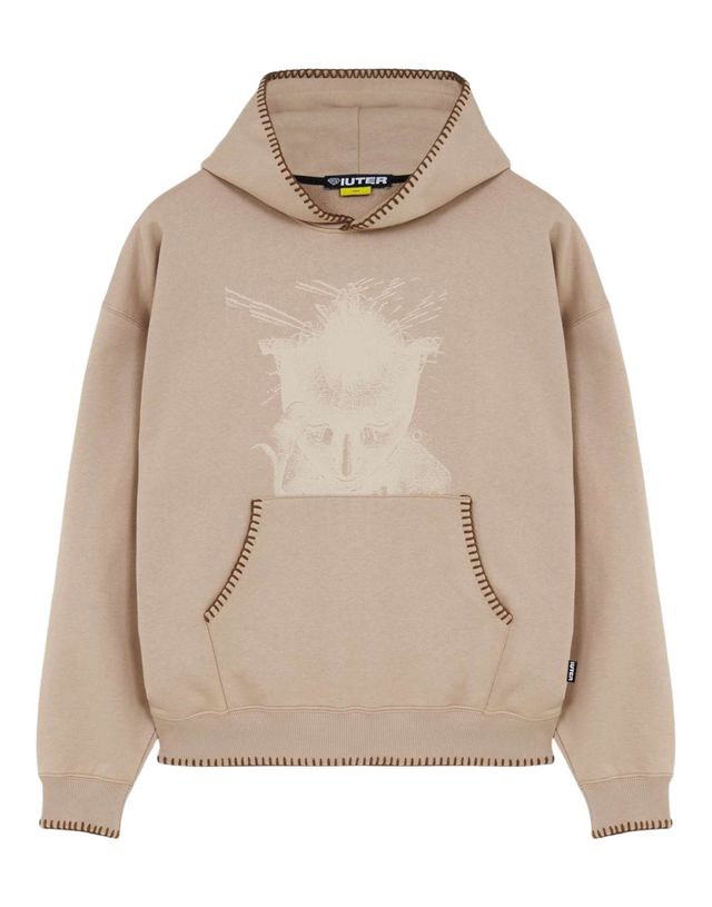 Offerta Iuter Mind Hoodie felpa con cappuccio leggera - earth XL