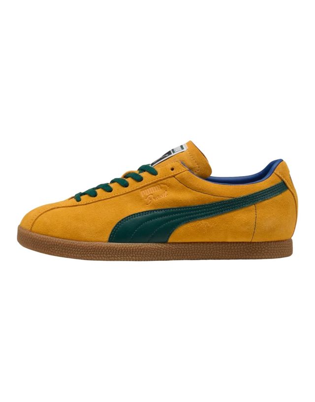Offerta Puma Brasil sneakers in suede unisex - Tangerine-Dark Myrtle UK 9 - US 9