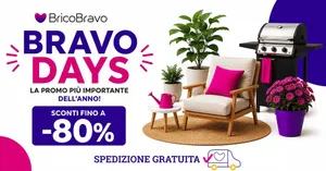 Promozioni folli fino all’80% su BricoBravo